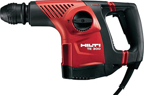 Hilti 386052 Martillo rompedor TE 300-AVR 230V (850 W, 3.3 J, SDS Plus, Tareas en hormigón, mampostería, yeso y azulejo con sistema de reducción activa de la vibración AVR. 3,8 kg. Incluye maletín)