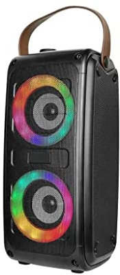 V-TAC VT-6203 Speaker cassa bluetooth portatile a batteria 2 * 10W ingresso USB - microsd - led trolley ricaricabile karaoke - sku 6664