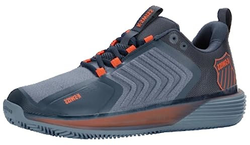 K-Swiss Performance Herren ULTRASHOT 3 HB Tennis Shoe, Orion Blue/Windward Blue/Scarlet Ibis, 45 EU
