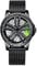 RORIOS Herrenuhr Auto Rad Felgennabe Analoge Quarz Armbanduhr - Mode Sport Uhr 3ATM Wasserdicht Männer Skelett Mit Mesh Armband