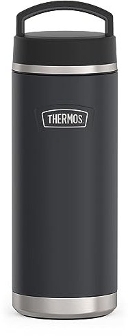 THERMOS ICON SERIES Stainless Steel Water Bottle with Screw Top Lid - 32 Ounce, Granite - Insulated Water Bottle with Lid