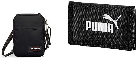 EASTPAK Taschen/Rucksäcke/Koffer Buddy Mini Bag black (EK724008) OS schwarz & Puma Phase Wallet Porte-Monnaie Mixte Adulte, Noir (Puma Black), Taille Unique