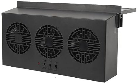 DAUZ Ventilador de Escape de Coche con Energía Solar, Ventilador de Radiador de Ventilación de Aire Portátil, Ahorro de Energía para Automóviles