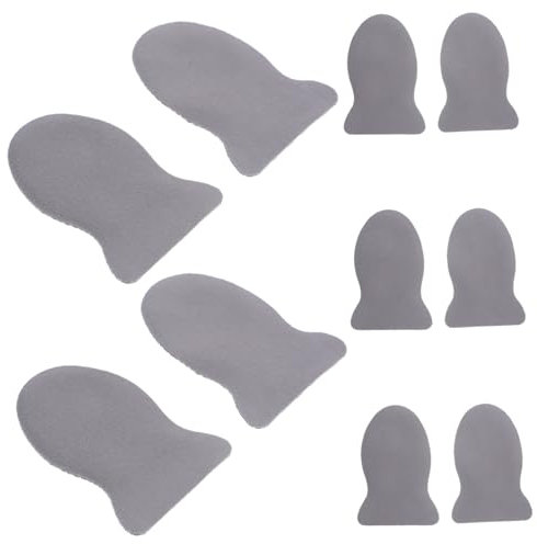 Veemoon 10pcs Game Finger Cot Gamer Gloves Finger Sleeve for Gaming Finger Gloves for Gaming Sweaty Hands Gloves Touch Screen Gloves Thumb Protector Silver Fiber Shuangpin Thumb Sleeve