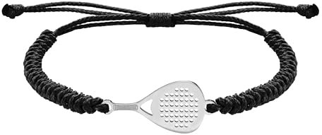 CODEONE Bracciale pala da paddle, bracciale da paddle uomo, donna, confezione regalo, Pequeño, Argento sterling, no
