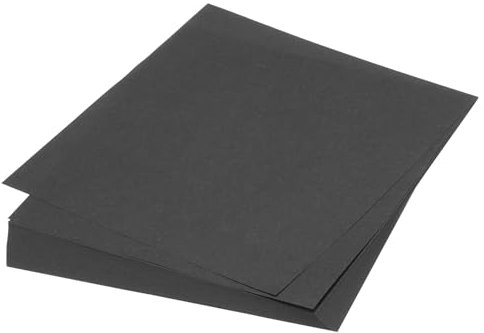 QUARKZMAN 75 Blätter Origami-Papier beidseitig bedruckt 6x6 Zoll (15x15 cm) quadratische Blätter für Kunsthandwerk, Anfänger, Geschenkdekoration, Schwarz
