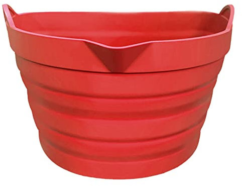 Reusable Silicone Slow Cooker Liner and Divider Set, Fits 6 to 8 Quart Cookers, Perfect for Separating Dishes, Easy Clean Kitchen Accessory for Crock Pots & Casseroles (Bright Red)