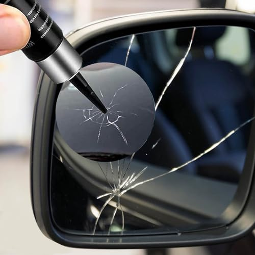 FRJINIE Cracks Gone Glasreparatur-Set für Windschutzscheiben, Auto-Glas-Nano-Reparaturflüssigkeit, Auto-Kratzer-Entferner, Fenster-Display-Reparaturset, Windschutzscheiben-Reparatur-Set (1 Stück)