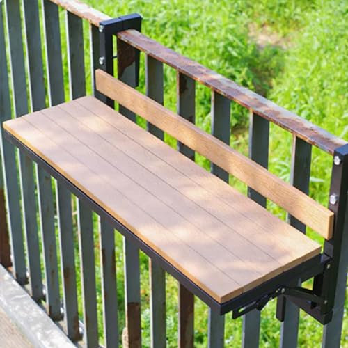 Yidlkecqey Großer KlapptischKlapptisch Wand wandklapptisch stehtisch klappbar wandtisch balkonhängetisch klappbar wandtisch klappbar klapptisch Balkon balkontisch zum einhängen Balkon