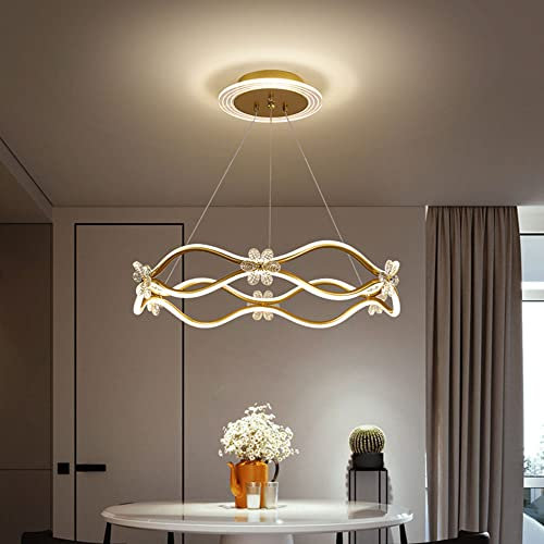 Nuovo Lampadario a fiori Atmosfera moderna e semplice Lampada a sospensione per la casa Nuova moda nordica Camera da letto Sala da pranzo Tavolo da pranzo Apparecchi a sospensione a soffitto Illumina