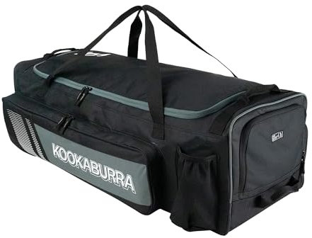 Kookaburra Pro 3500 Wheelie Cricket Bag - Black/Grey