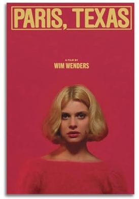 HUEAEHAHE Poster, Motiv: Film Paris, Texas, dekoratives Leinwandposter, ästhetisches Poster, Wandkunst, Dekor-Poster, 30 x 45 cm, ungerahmter Stil