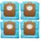 Bolsas para aspiradora Homerun 3000 Series 4/10 para XU310001 XU311002 diseñadas para uso duradero (paquete de 4)