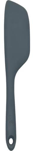 Birkmann, Teigschaber XL Cool Grey 7,5cm x 1,5cm x 30,5cm Silikon mit Metallkern hitzebeständig bis 230 Grad Celsius