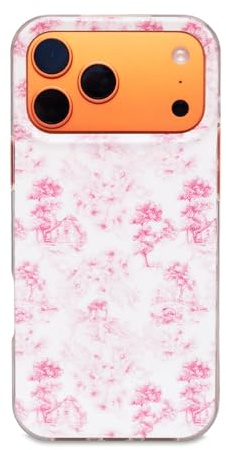 xo poppy Case for iPhone 17 Pro Max, Vintage Floral Pattern, MagSafe Compatible, Slim Protective Cover with Wireless Charging Support