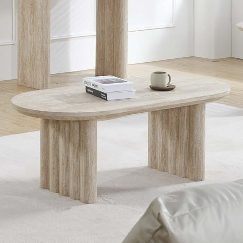 Milton & Oldbrook Couchtisch 120 cm Zafra Look Travertin
