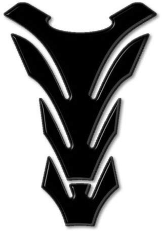 labelbike - 3D Aufkleber Motorrad Tankpad Harzschutz und Dekoration - Schwarz
