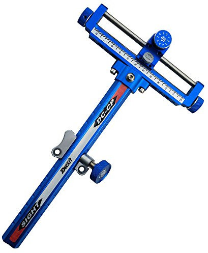 SHARROW Bogen Anblick Visier Bogenvisier Compoundbogen Sight Sportbogen Rechtshand Linkshand (Blau)