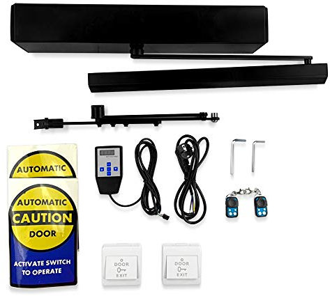 Olide SW100 Swing Door Opener/Closer,Automatic Residential/Commercial Door Opener with Two Push Buttons