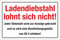 Schild Ladendiebstahl lohnt sich nicht Bearbeitungsgebühr 3 mm Alu-Verbund 450 x 300 mm