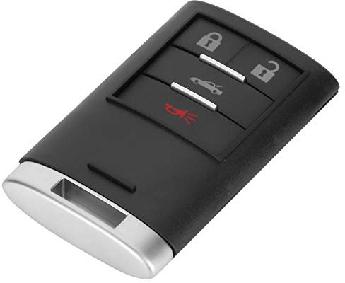KSTE Bouton Durable texturé 4 à Distance de Voiture Smart Key Fob Shell Case Fit for Corvette