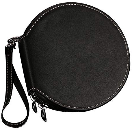 iSpchen CD Tasche für 10 Discs/CD/DVD, Organizer zum Verstauen von CDs, CD Aufbewahrungstasche Mappe zur Aufbewahrung mit Griff