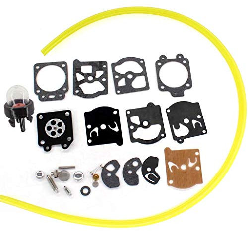 HURI Vergaser Reparatursatz D10-WAT Membran Satz & Primer Bulb Benzinschlauch passend für WALBRO WA WT Dolmar Solo Husqvarna Echo Homelite McCulloch Stihl Ryobi