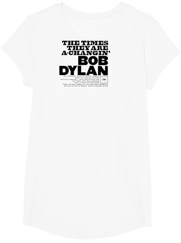 Bob Dylan Official The Times They Are A-Changin' T-Shirt