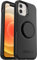 OtterBox + PopGrip Symmetry Series Case for iPhone 12 and iPhone 12 PRO (ONLY) - Retail Packaging - Black