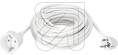 Cavo di prolunga * diversi modelli, colori, lunghezze e campi di applicazione disponibili * (15 m, bianco Schuko)