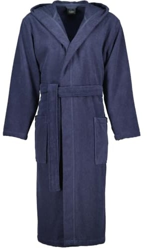 Cawö Bademäntel Herren Kapuze Uni 829 blau - 17