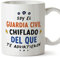 MUGFFINS Tazas para GUARDIA CIVIL hombre - En Español - Todos te advirtieron - 11 oz / 330 ml - Regalo original y divertido