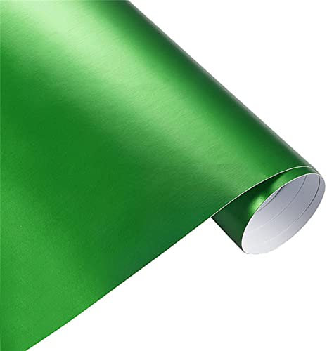 Rouleau De Film De Voiture en Vinyle, Film De Glace Brossé pour Voiture Étanche Film Autocollant à Bulles d'air Autocollant De Voiture Adhésif pour Voiture, Ordinateur, Moto, Véhicule, 100x30cm