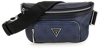 Guess Herren Bauchtasche/Bum Bag/Gürteltasche Milano Schwarz Kunstleder, Größe:-, Farbauswahl:schwarz