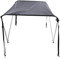 RiToEasysports Parasol de Bateau, Tige en Alliage D'aluminium 210D Enduit de Tissu Oxford Pare- pour Canot Gonflable canoë Kayak Bateau