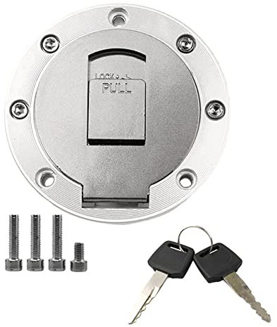 Baceyong 1 tapa de combustible para motocicleta, cubierta de tanque compatible con Yam-aha YZF R1 1998-1999 R6 1999-2000 600 750 XJR1200 XJR400 TDM850 TDM900 TRX850 FJ1200