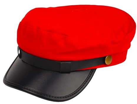 NAUZE Chauffeurhut Limo Fahrerhut Taxifahrer Thema Hut für Chauffeur Fasching Festival Kostüm Zubehör