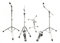 Fame HWS-7500 Drum Hardware Set, Einzelkette Antrieb, Doppelstrebig, Einstellbare Federspannung, Verchromt Finish, Inklusive Einzelpedal FP7000, Hi Hat Ständer HH7000, Snare Ständer SDS7000,