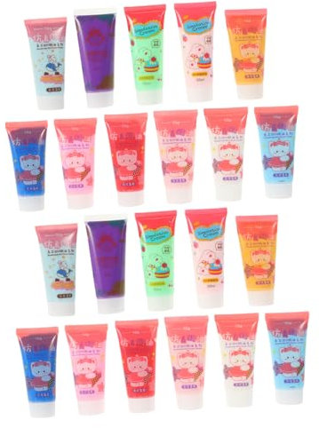 HAPINARY 22pcs Cream Glue Simulation Glue Colors for DIY Phone Case Charms for Creative Phone Case Designs and Crafts