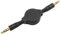 Cable Audio Jack a Jack 3,5 mm, Retráctil, Enrrollable, Radio Coche
