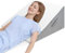 Coussin incliné pour lit, Oreiller triangulaire ergonomique en mémoire de forme pour l'apnée du sommeil, Coussin de Coin, le ronflement, Reflux acide, lire, les jambes surélevées de 30 cm, Lire, Gris