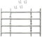 CLALER Fenstergitter mit Schrauben, 600x1000-1500 mm, Ausziehbar Einbruchschutz, Verzinkter Stahl