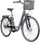 ZÜNDAPP E Bike Damen Fahrrad 28 Zoll | Ebike City Erwachsene 155-190 cm | Retro E-Bike 7 Gang Schaltung Rücktrittbremse | Elektro Fahrräder mit Licht Z517 (basaltgrau, 48 cm)