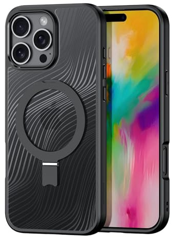 DUX DUCIS Aimo Mag Series Handyhülle für iPhone 16 Pro Max, Schwarz
