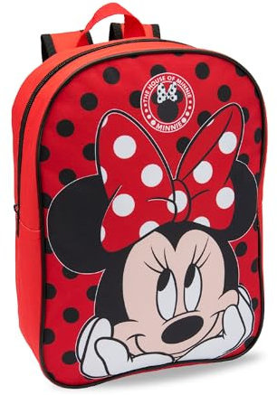 Disney Minnie Mouse Girls Backpack Kids School Bag Nursery Rucksack Lunch Book Bag