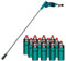 INTEC - Désherbeur thermique Brule Herbes Allumage piezo Adaptateur multi cartouches + 12 cartouches 227gr