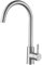 Kitchen Sink Mixer Tap, Morden Kitchen Faucet，304 Stainless Steel, Single Lever 360° Swivel Spout Modern Kitchen Sink Basin Mixer Tap with UK Standard Fittings, 2 Spray Mode, Polished Chrome
