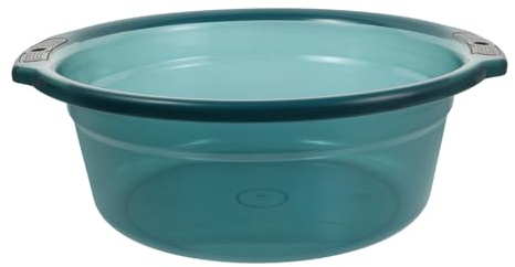 Homoyoyo Handwaschbecken Transparentes Fußbad Mit Griffen Großes Waschbecken Für Fußbäder Handwäsche Und Wäsche Ergonomisches Design Blau Für Einsatz Zu Hause