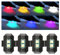 CGEAMDY 4 Pezzi Luce Stroboscopica per Droni, Luci Anti Collisione per Moto, Mini Droni Luce Lampeggiante, Accessori Strobe Drone Light Decorazione Universale per Droni Motos ATV Biciclettes