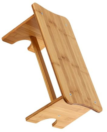 MAGICLULU Toiletten Fußhocker Holz Tritthocker rutschfest Toilettenhocker Stabil Abgerundete Kanten Für Erwachsene Kinder
